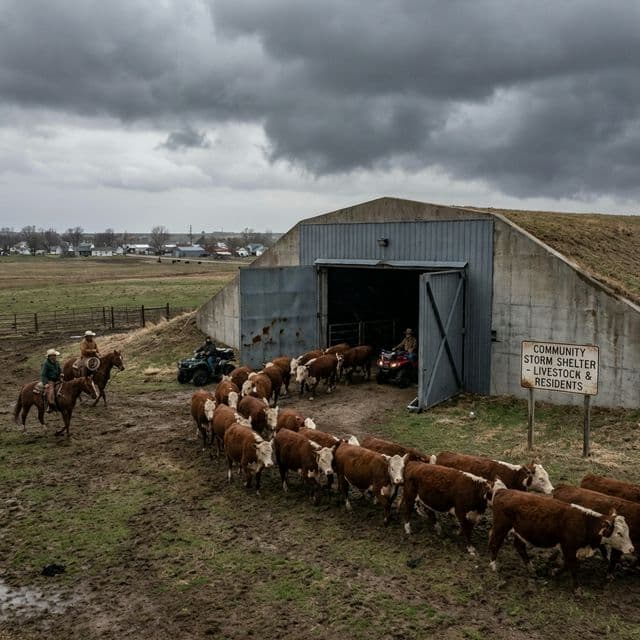 Livestock Storm Shelter