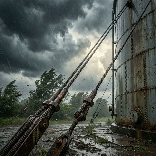 Grain Silo Tension Cables